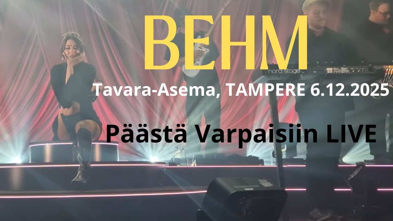 Behm - P&auml;&auml;st&auml; Varpaisiin (Live @Tavara-Asema, Tampere 6.12.2025)