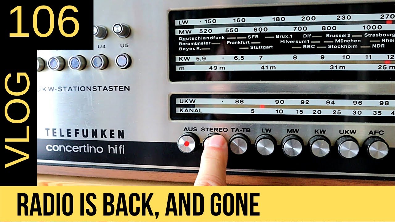 TELEFUNKEN Concertino HiFi Radio & ALIENS?? The Audiophile Barista Vlog 106