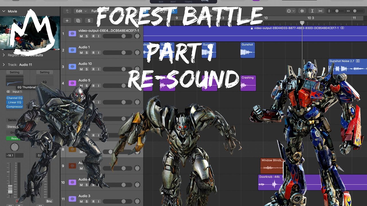 Transformers Revenge of The Fallen: Optimus vs Megatron and Starscream (Re-Sound)