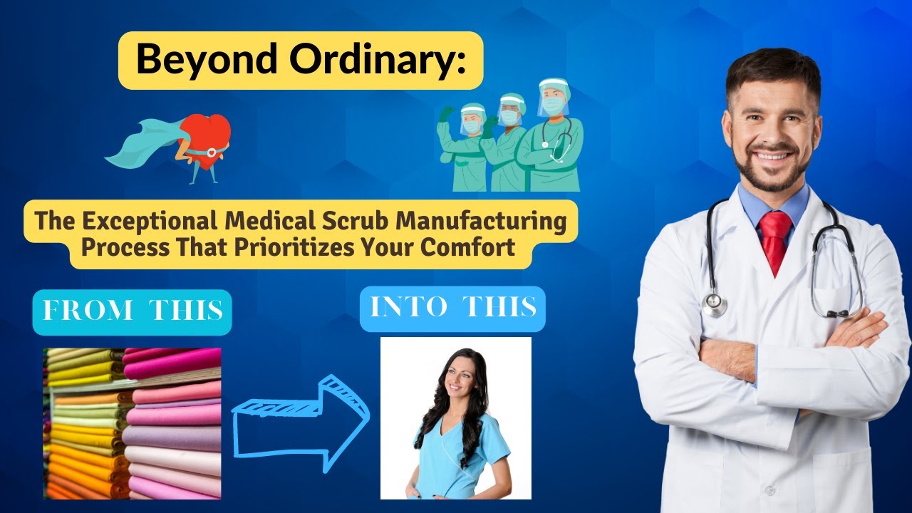 How medical/hospital scrubs made in our factory? Watch our scrub manufacturing process