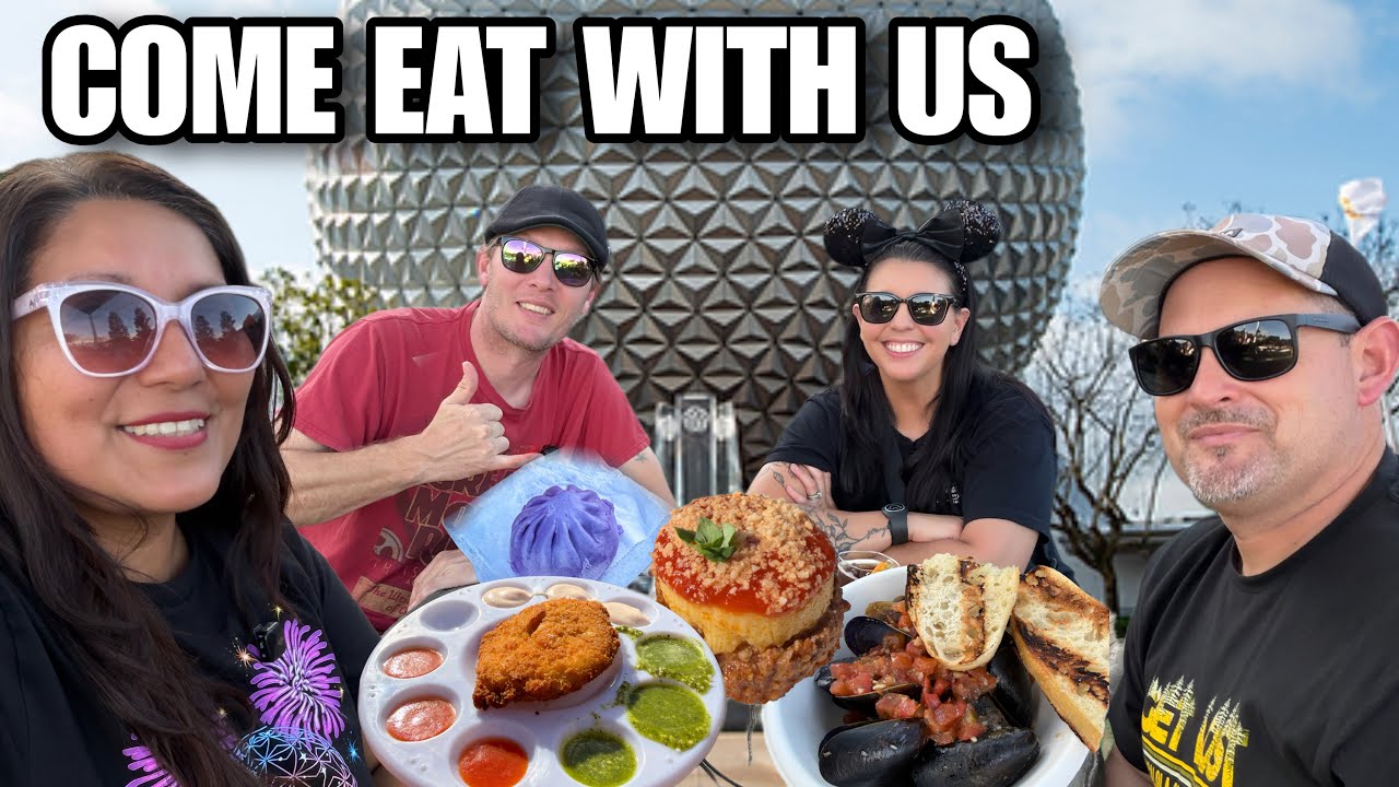 Skyliner to EPCOT! Festival of the Arts Food Tour 🎨🍴 | Disney Food Vlog