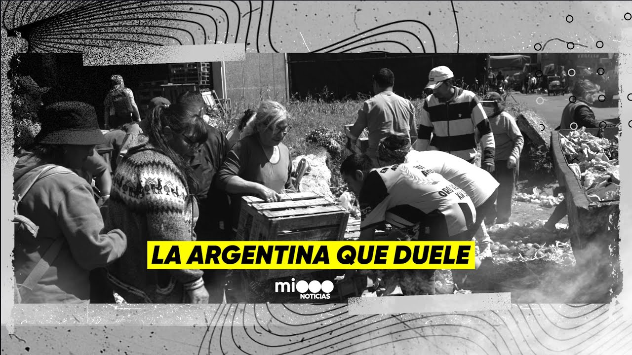 El DRAMA de los que VIAJAN al Mercado Central a buscar ALIMENTOS que se DESCARTAN