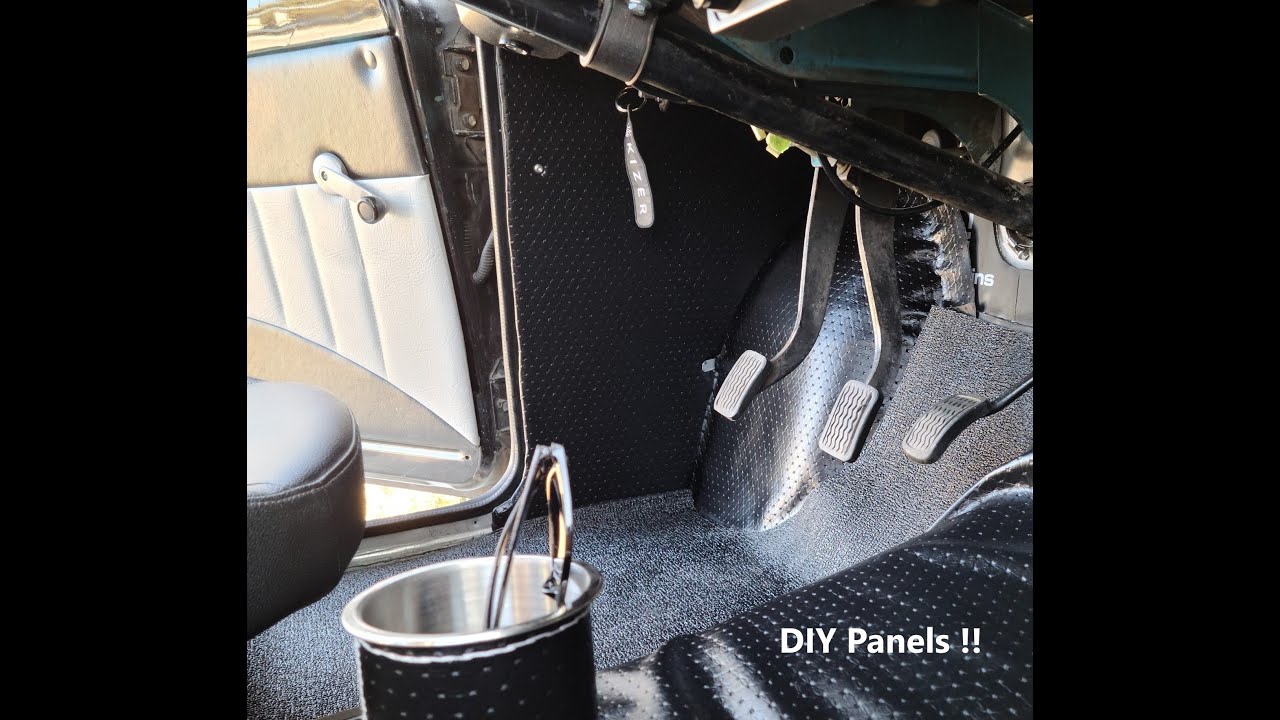 Datsun 521 DIY interior panels. Interior looks AMAZING!! Highly recommend.