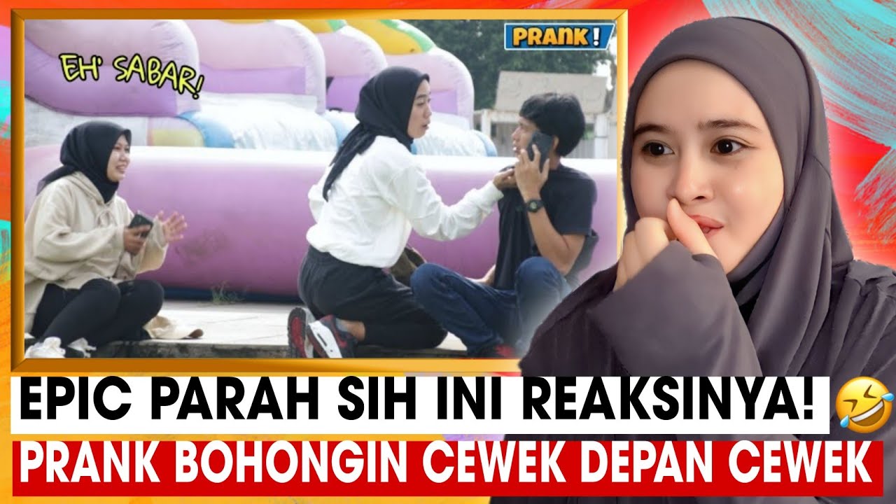 GALAK PARAH‼️PRANK BOHONGIN CEWEK DEPAN CEWEK 🤣 | MALAYSIAN🇲🇾REACTION