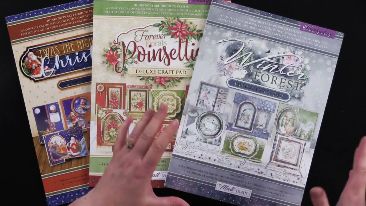 Quick Cards using Deluxe Craft Pads from Hunkydory - Paper Wishes Webisodes