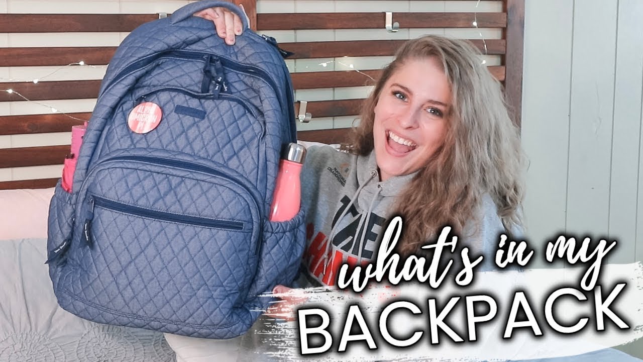 What's In My COLLEGE BACKPACK 🎒 Senior Edition