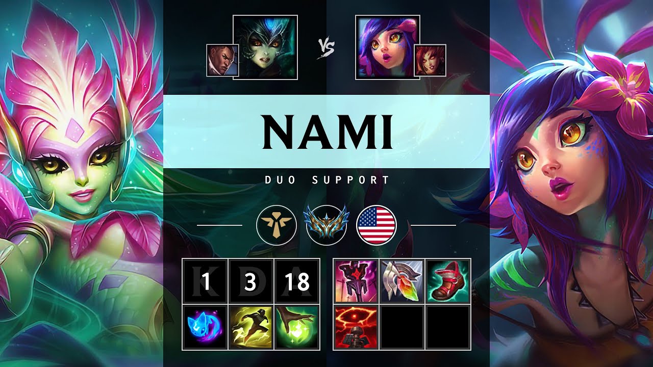 Nami Support vs Neeko - NA Challenger Patch 25.18