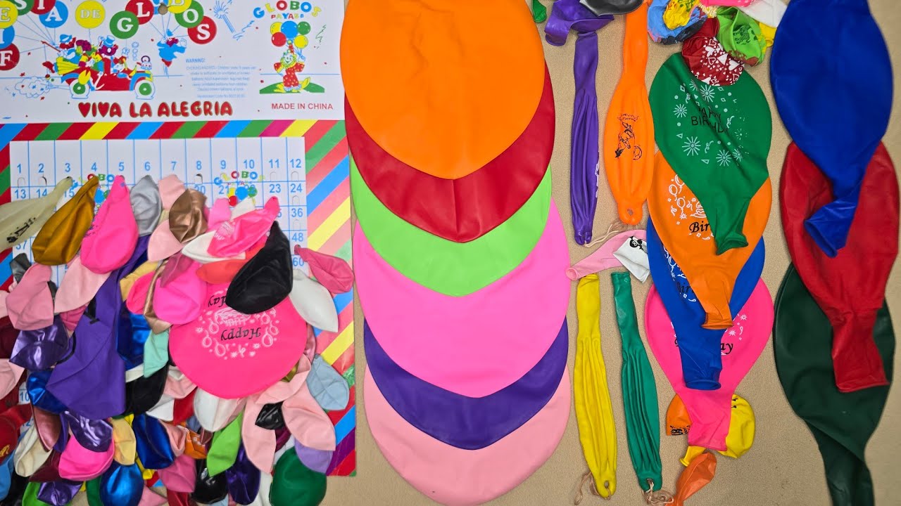 Satisfying ASMR: Endless Colorful Balloon Popping Compilation 💥✨