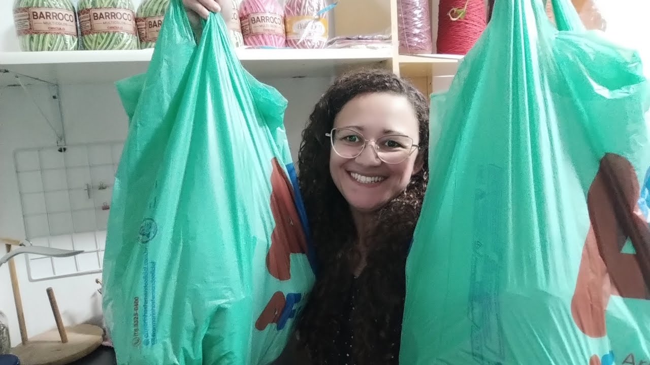 COMPRINHAS PRO ATELIÊ #comprinhas #crochet 