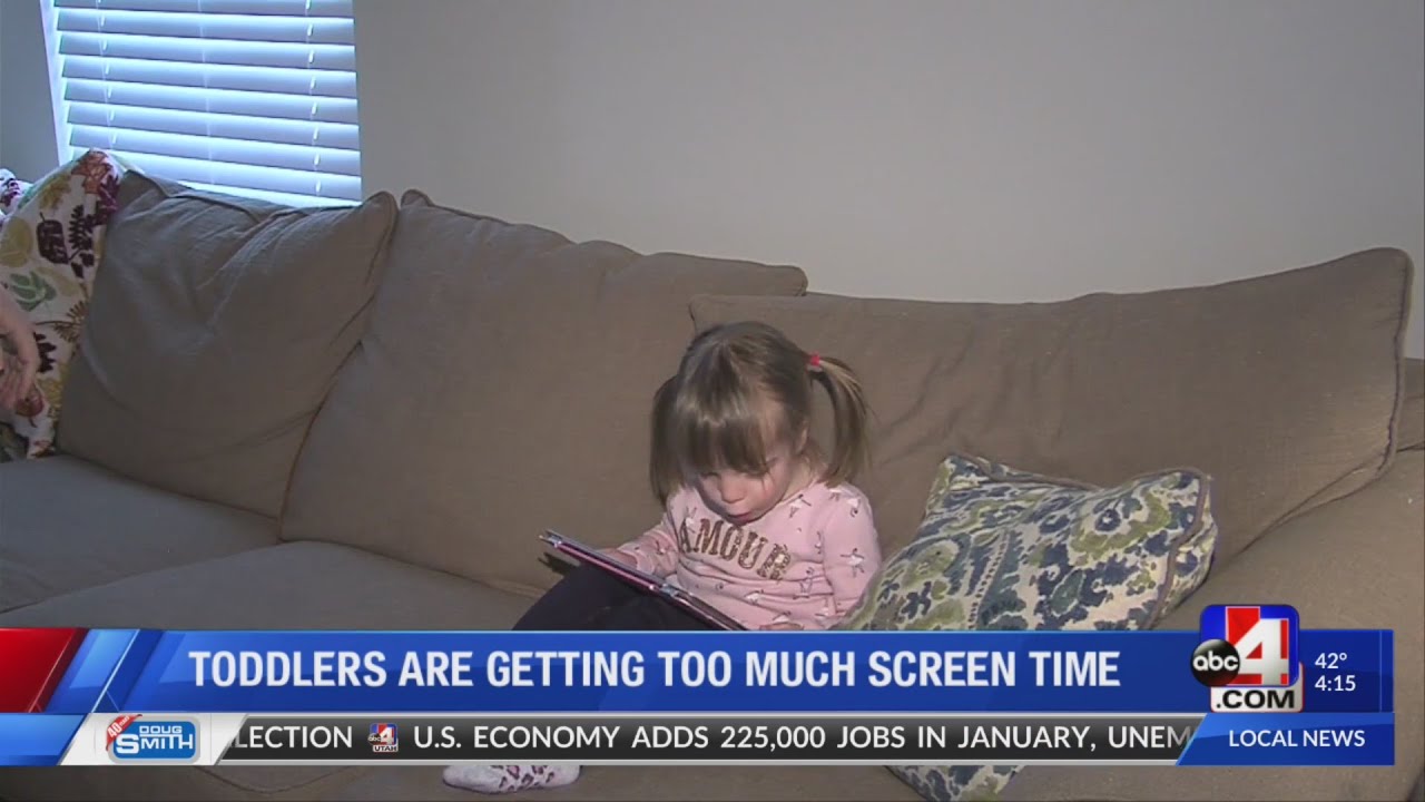 Toddlers get too much screen time, study says