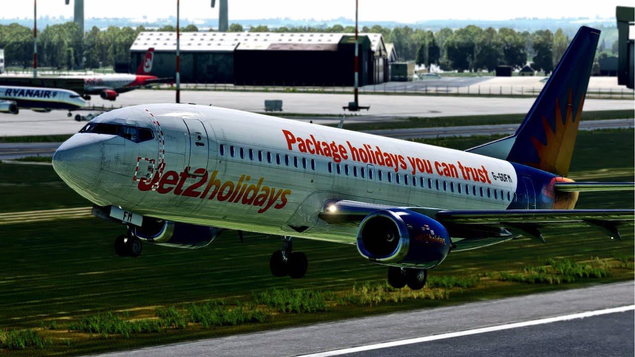 X-Plane 11 2021 Ultra Real | Jet2 737-300 Take-off from East Midlands