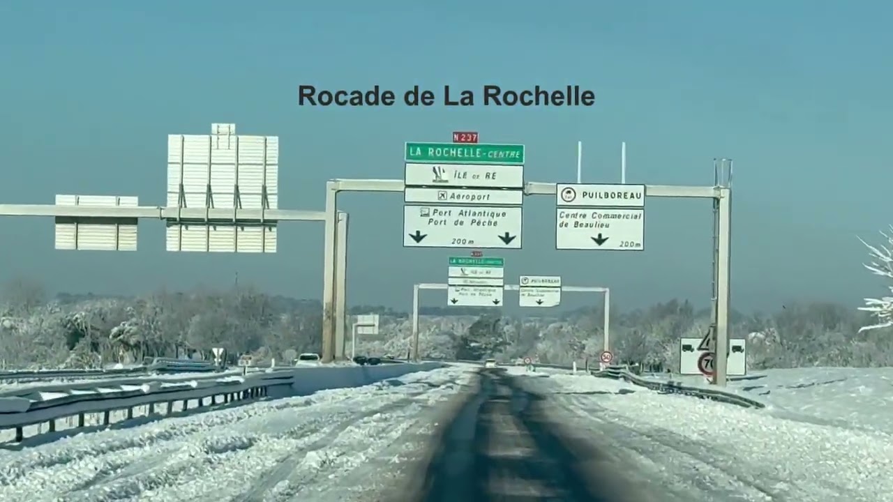 Ile de Ré sous la neige de janvier 2026