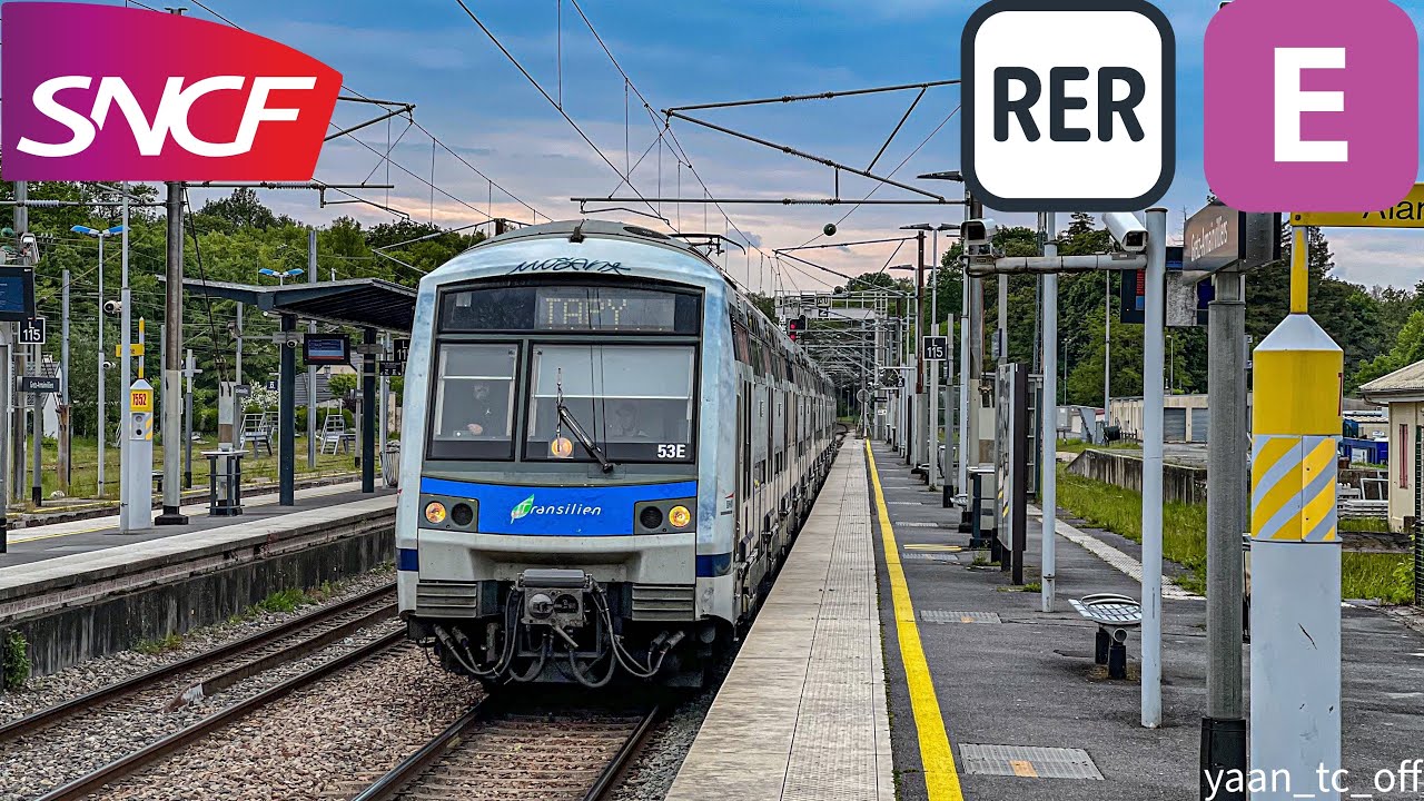 Les Z22500 (MI2N ) et Z50000 de la ligne E du RER