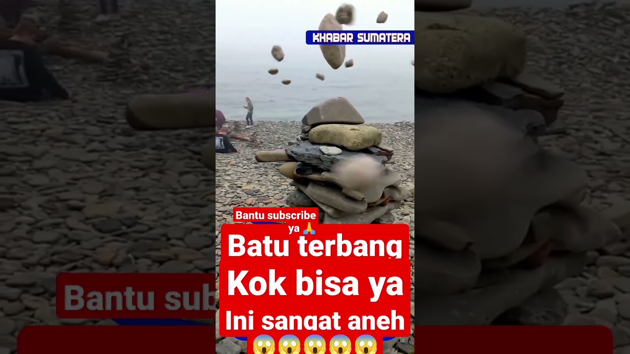 batu kok bisa terbang ,sangat tidak masuk akal,banyak ke anehan yang terjadi,#viral#video #shorts