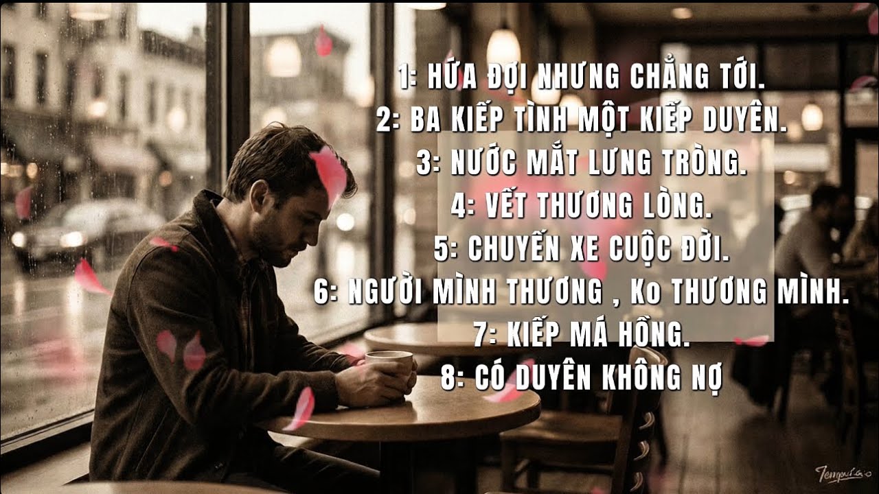 LIÊN KHÚC NHẠC SUY | Hứa Đợi Nhưng Chẳng Tới – Kiếp Má Hồng | Nghe Là Buồn
