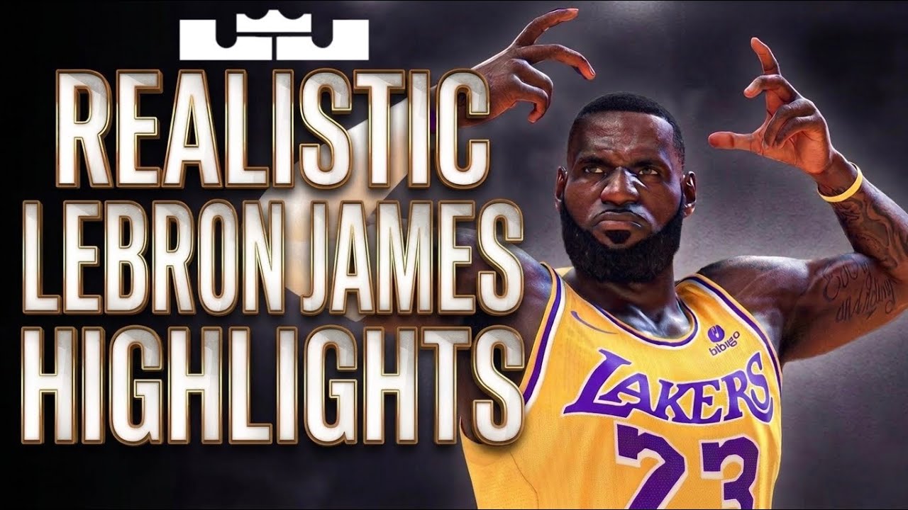2K25 Realistic LeBron James Career Highlights