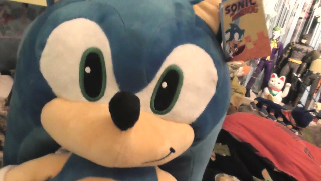 Large Sonic the hedgehog plush