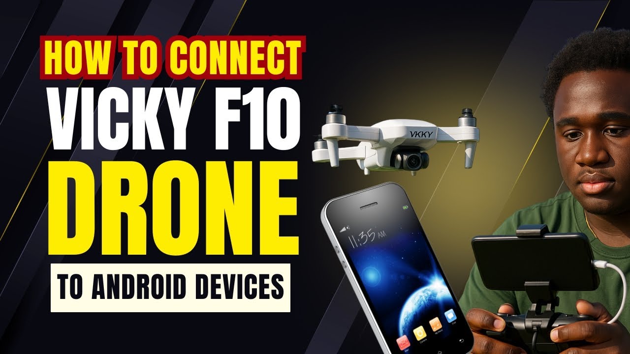 Connect & Fly Your Vicky F10 Drone : #VickyF10 #DroneFlying #DroneGuide  #dronesforbeginners #drone