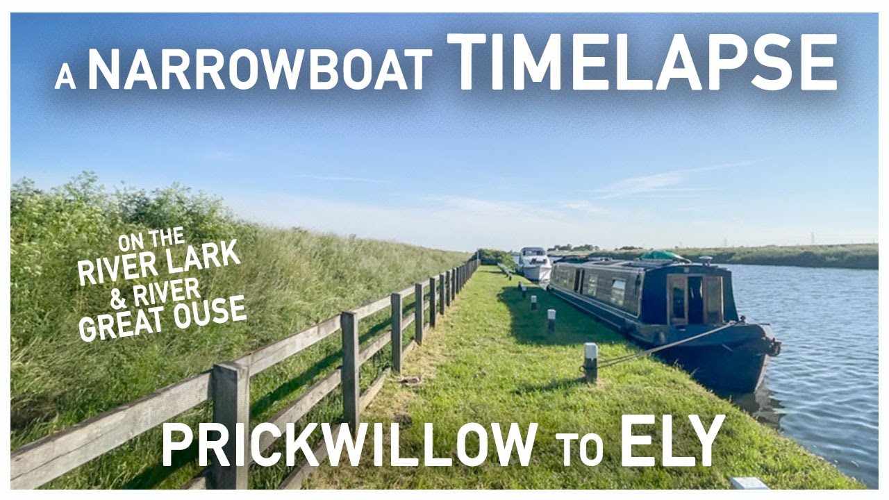 400 -  Prickwillow to Queen Adleaide Visitor Moorings  || A Narrowboat Time-Lapse