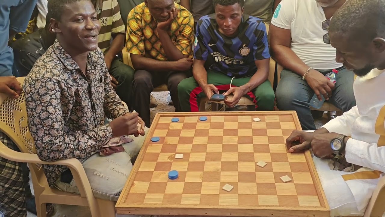 Abu National vs Addae. Lapas National Annual Draught Competition 2024. Semi-finals.