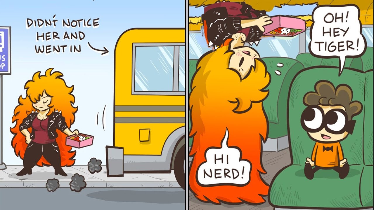 New Funny Nerd And Jock Comic Dub #90 || Chicken Smile