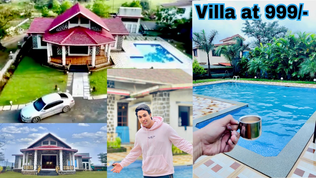 Best Luxurious Villa in Lonavala🤩| Black Stone Villa🏡| Only at 999pp/- | DFS Vlogs