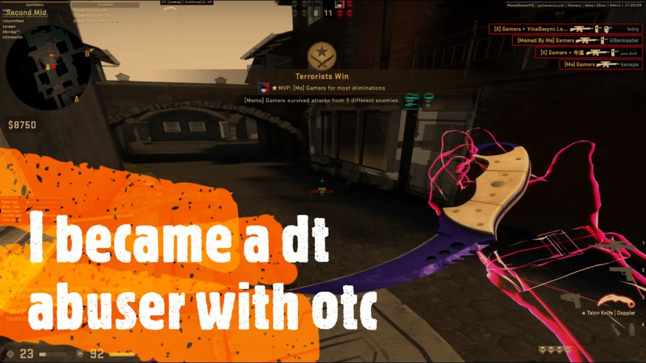 I became a dt abuser with otc (CFG in description)