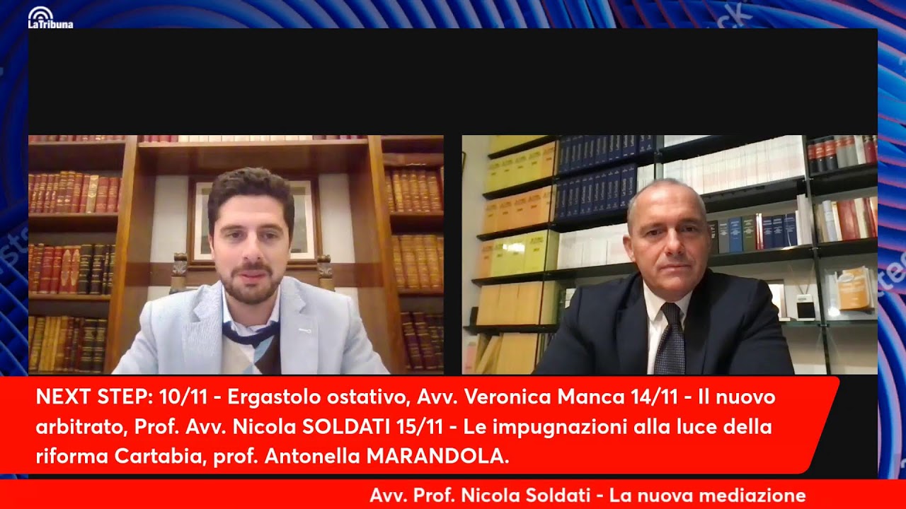 La tribuna e La riforma del processo civile - La nuova mediazione