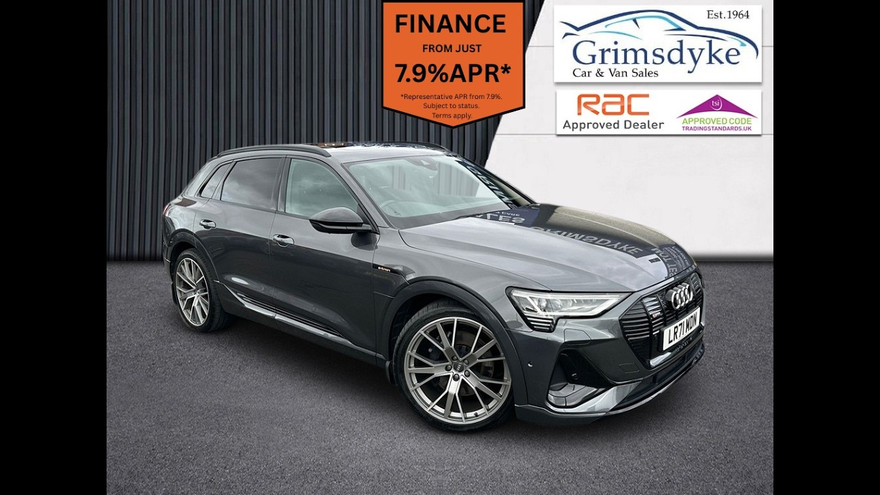 AUDI E-TRON 50 Black Edition SUV 5dr Electric Auto quattro 71.2kWh (11kW Charger) (313 ps)