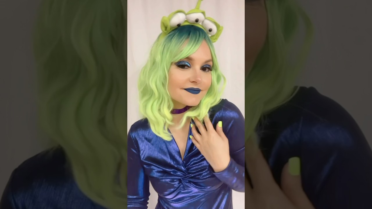 Straight from Pizza Planet 🍕🌎👽 Toy Story Alien Makeup  