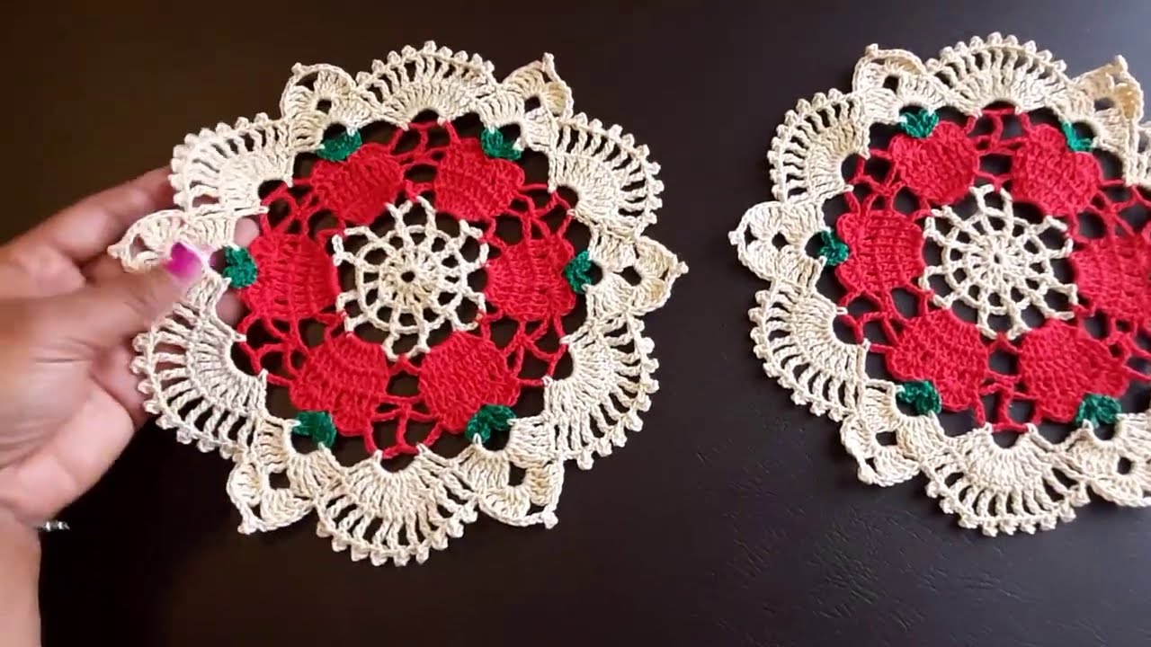 Carpeta de manzanas a crochet #crochet #handmade #normaysustejidos