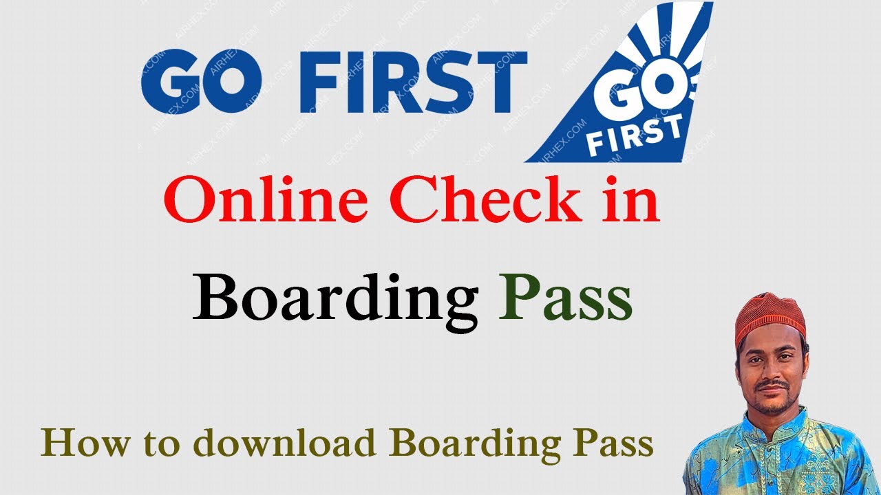 How To do Go First web check in || Boarding Pass Online || Go First Web Check in