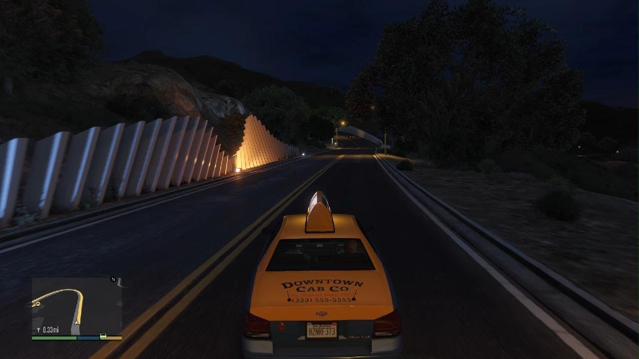 Im being a taxi driver in GTA 5