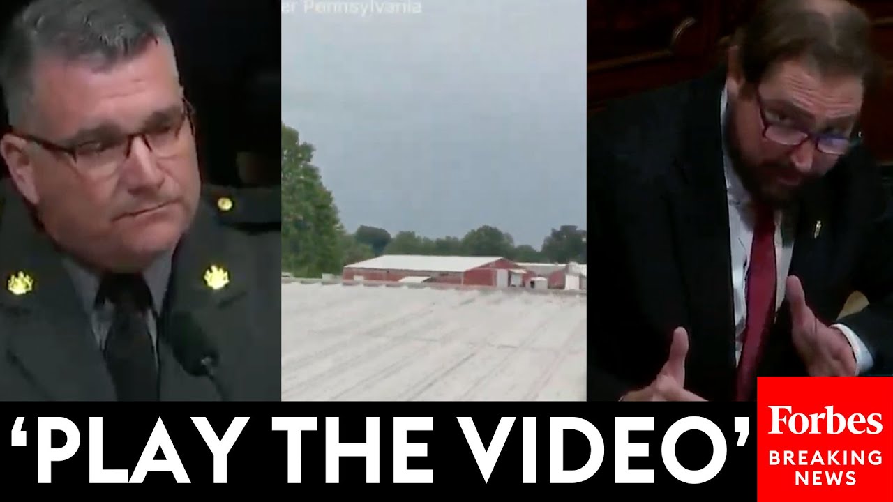 Eli Crane Plays Video Of Trump Shooting Site, Asks PA Police Commish About Second Shooter Theory