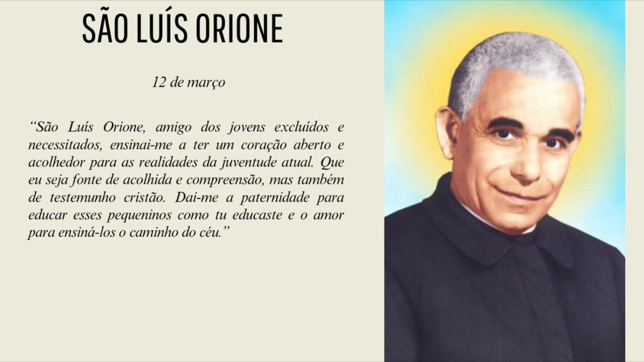 SANTO DO DIA - 12/03 - SÃO LUÍS ORIONE