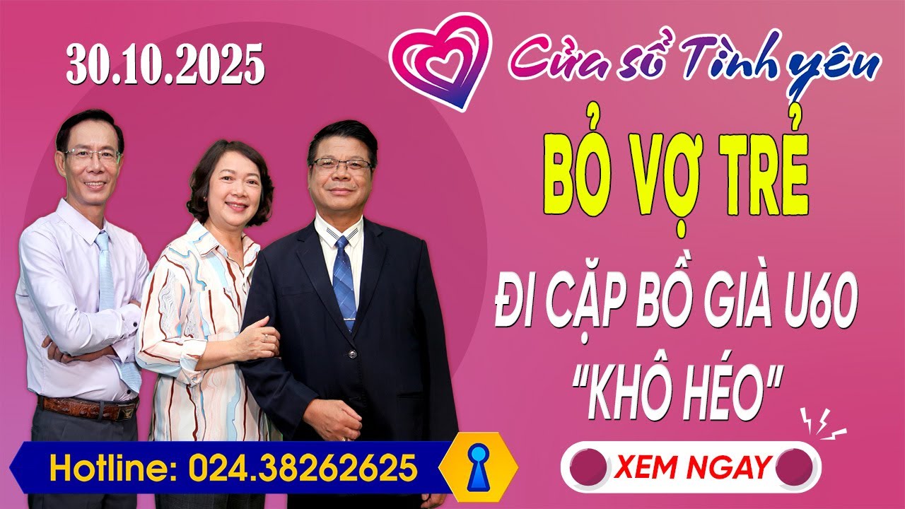 Nghe Cửa Sổ Tình Yêu Ngày 30/10/2025 | Tư Vấn Chuyên Thầm Kín | Đinh Đoàn, Hoàng Thúy Hải, Thành Văn