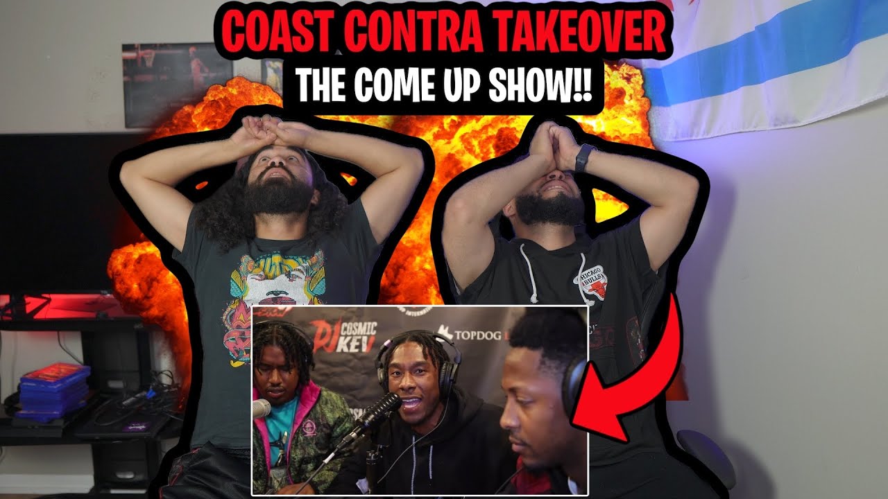 Coast Contra Freestyle на шоу Come Up в прямом эфире с диджеем Cosmic Kev | РЕАКЦИЯ! 🤯🔥