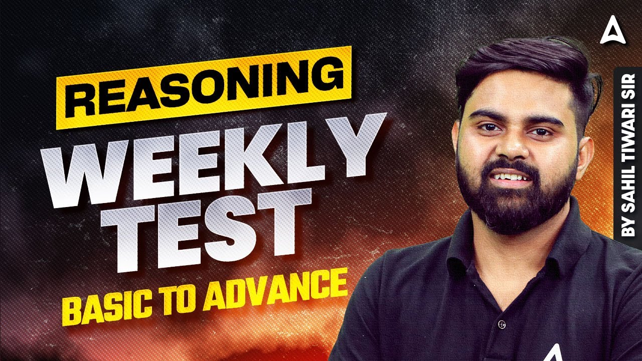 SSC CGL 2026 | SSC CGL Reasoning Class 2026 | SSC CGL Reasoning Weekly Test | By Sahil Tiwari Sir