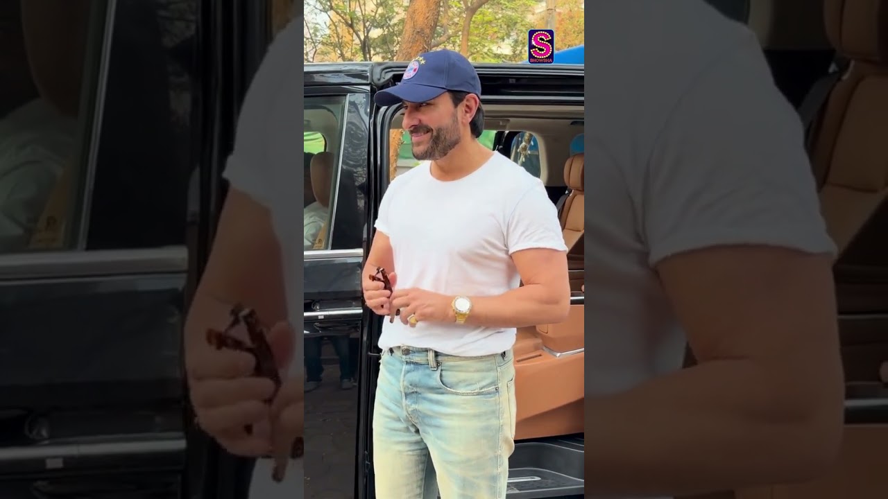 Biały T-shirt i jeansowy look Saifa Ali Khana nawiązują do swobodnego stylu Nawabi | Gwiazdy | N18S