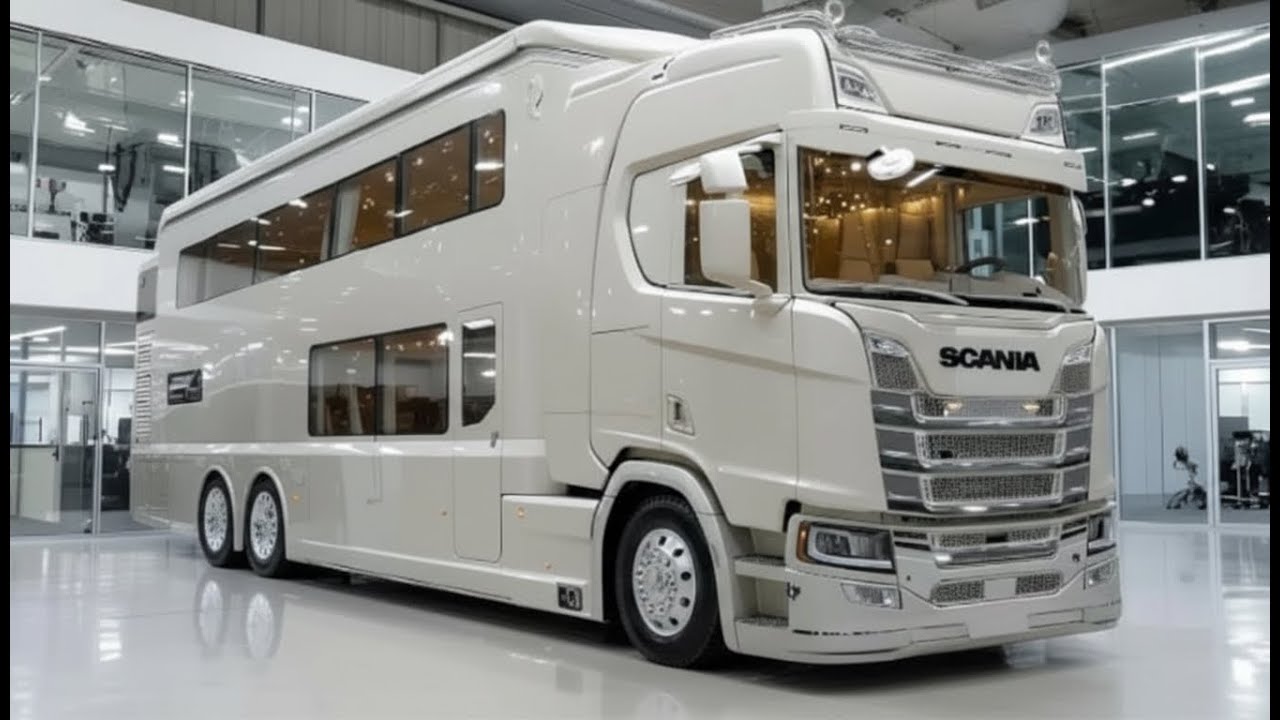2026 Scania Double Decker 6x6 Motorhome Revealed | Ultimate Off-Road Luxury RV