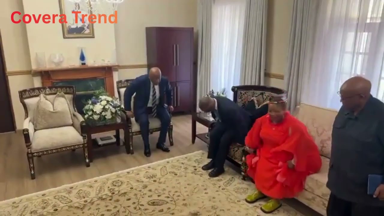 Former South African President Thabo Mbeki met with King Letsie III of Lesotho in Maseru this week
