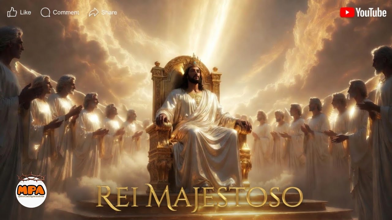 LOUVOR: REI MAJESTOSO || OUÇA ESSE LINDO LOUVOR **Toda Honra, Toda Glória Seja Dada ao Senhor ** 