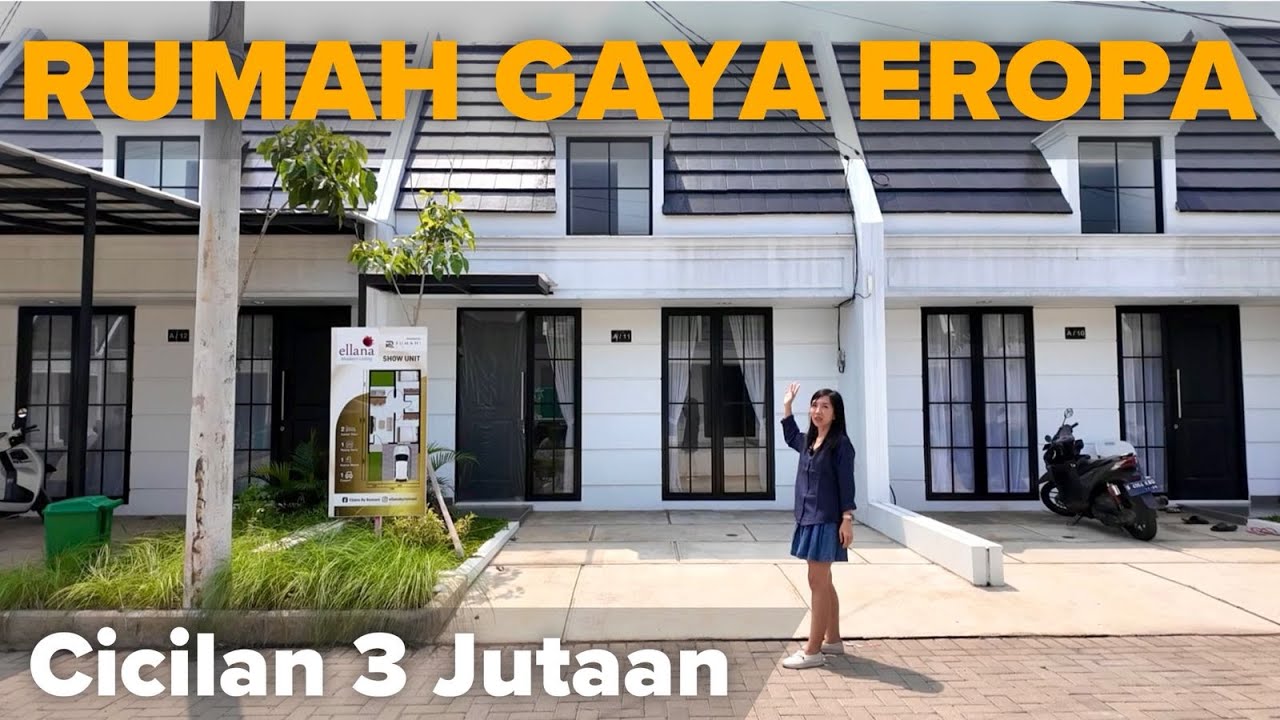 Rumah Gaya Eropa Cicilan 3 Jutaan di Kota Bekasi | Ellana Rumani Homes