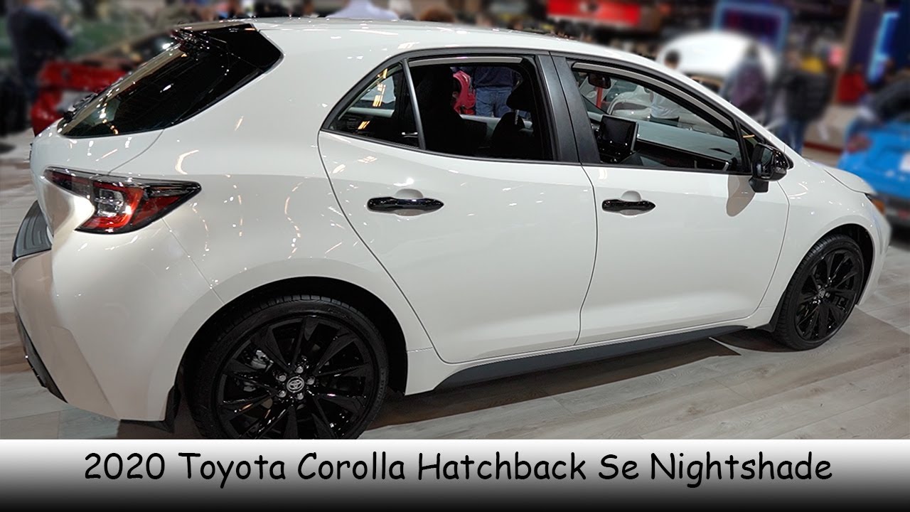 2020 Toyota Corolla Hatchback Se Nightshade Edition - Exterior and Interior Walk Around