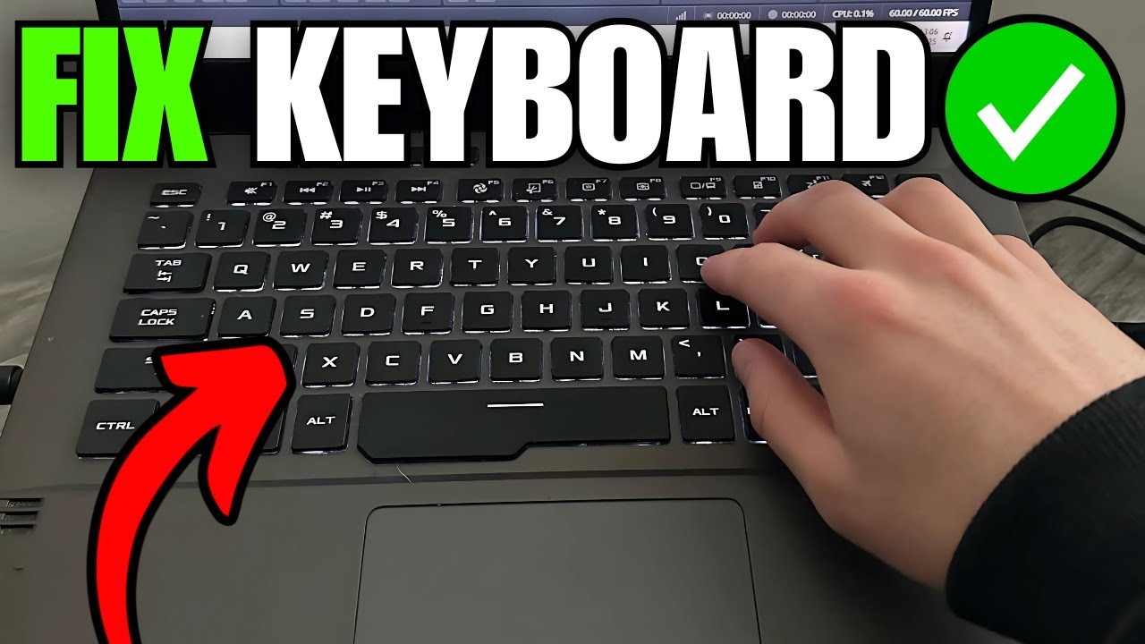 Как исправить неработоспособность клавиатуры на ноутбуке Asus