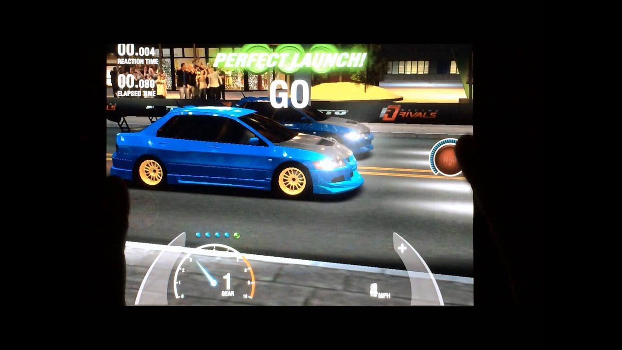 Racing Rivals Perfect Launch Mitsubishi EVO VIII