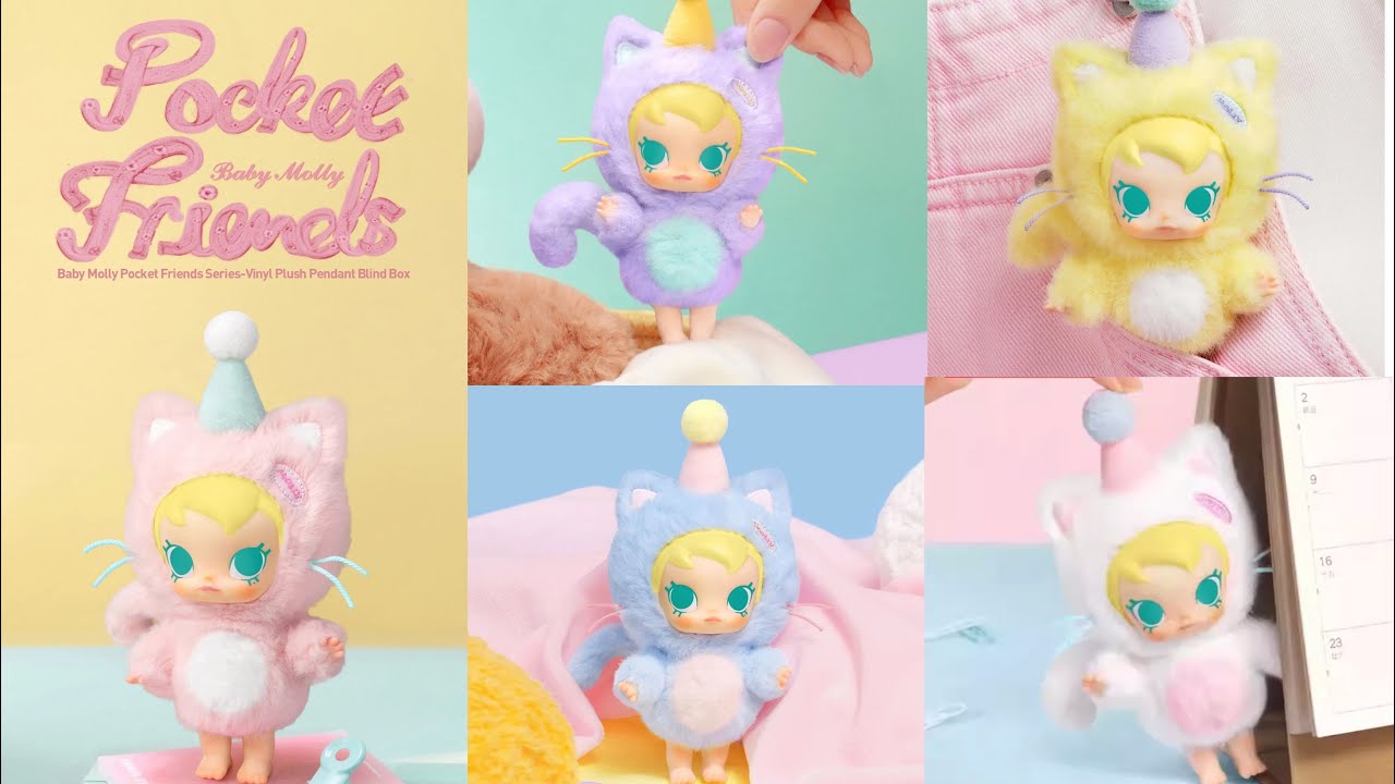 Unbox & Review Baby Molly Pocket Friends from Pop Mart