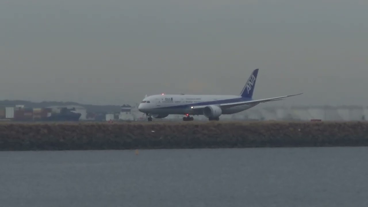 All Nippon Airways Taking off from Sydney Airport