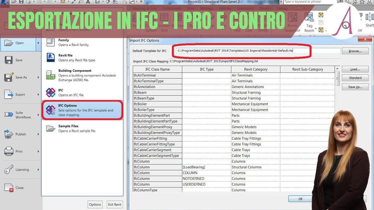 Esportazione in IFC: i pro e contro