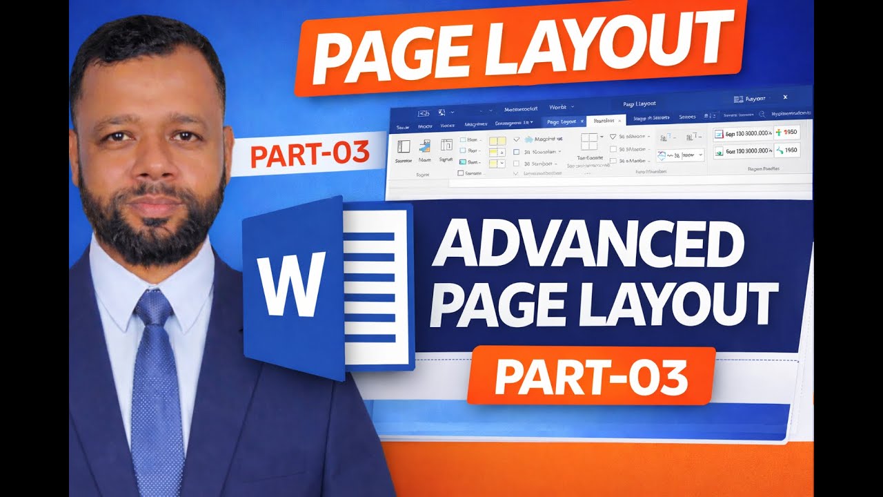 Microsoft Word Tutorial in Bangla | Part-03| Page Layout | MS Word Page Setup | পেইজ সেটআপ